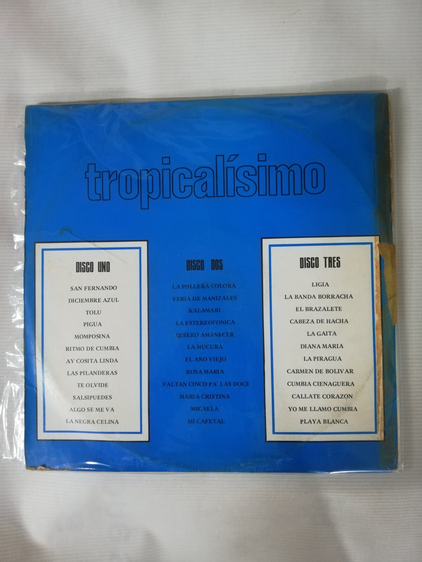 LP TROPICALISMO - VARIOS INTÉRPRETES - VINYL X 3