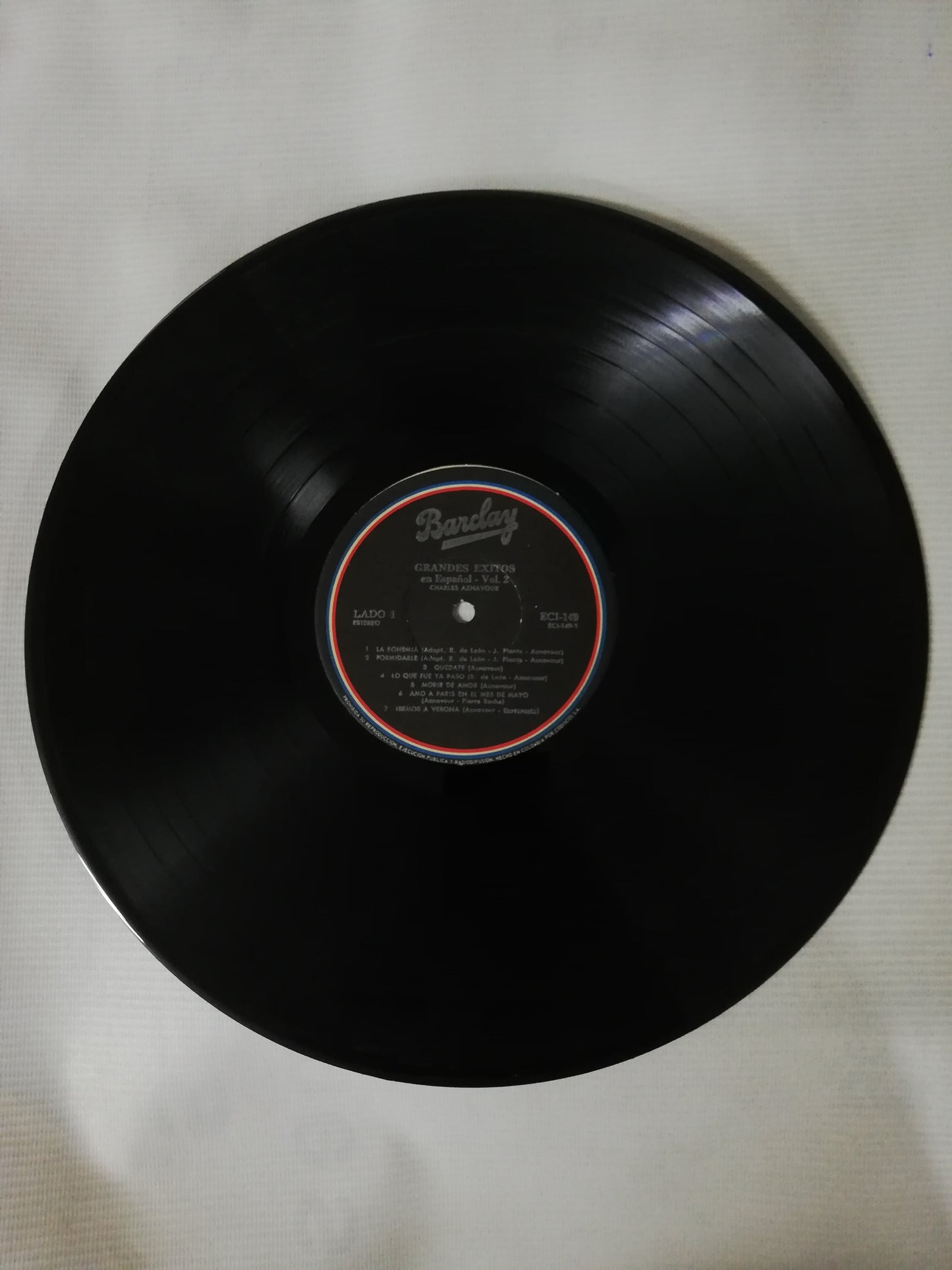 LP CHARLES AZNAVOUR - GRANDES EXITOS EN ESPAÑOL VOL. 2