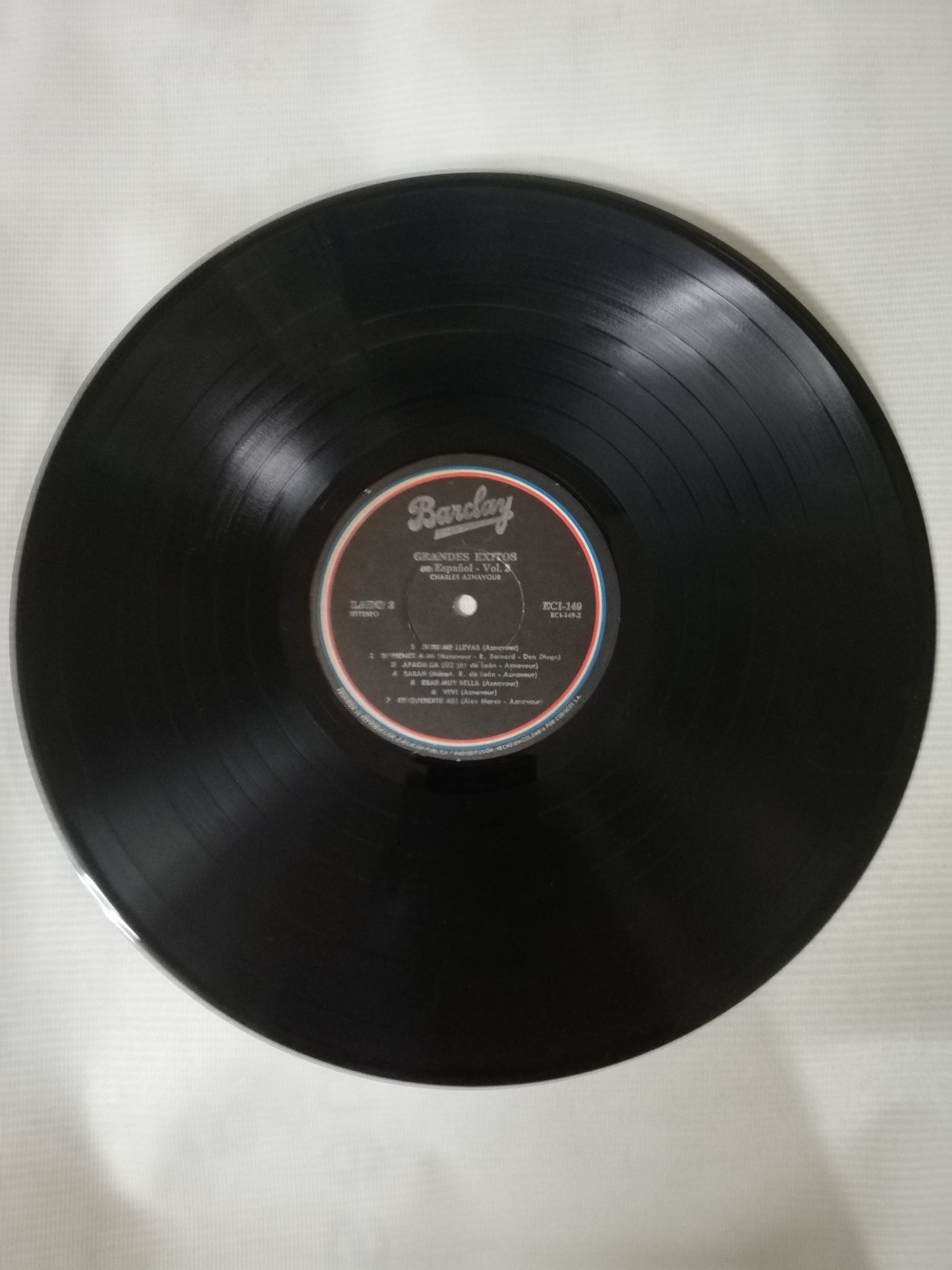 LP CHARLES AZNAVOUR - GRANDES EXITOS EN ESPAÑOL VOL. 2