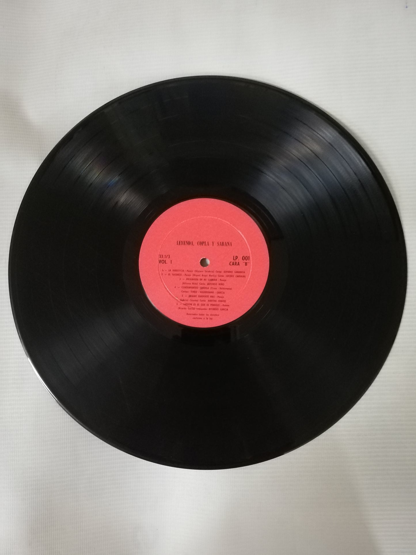 LP LEYENDA, COPLA Y SABANA - VARIOS INTÉRPRETES