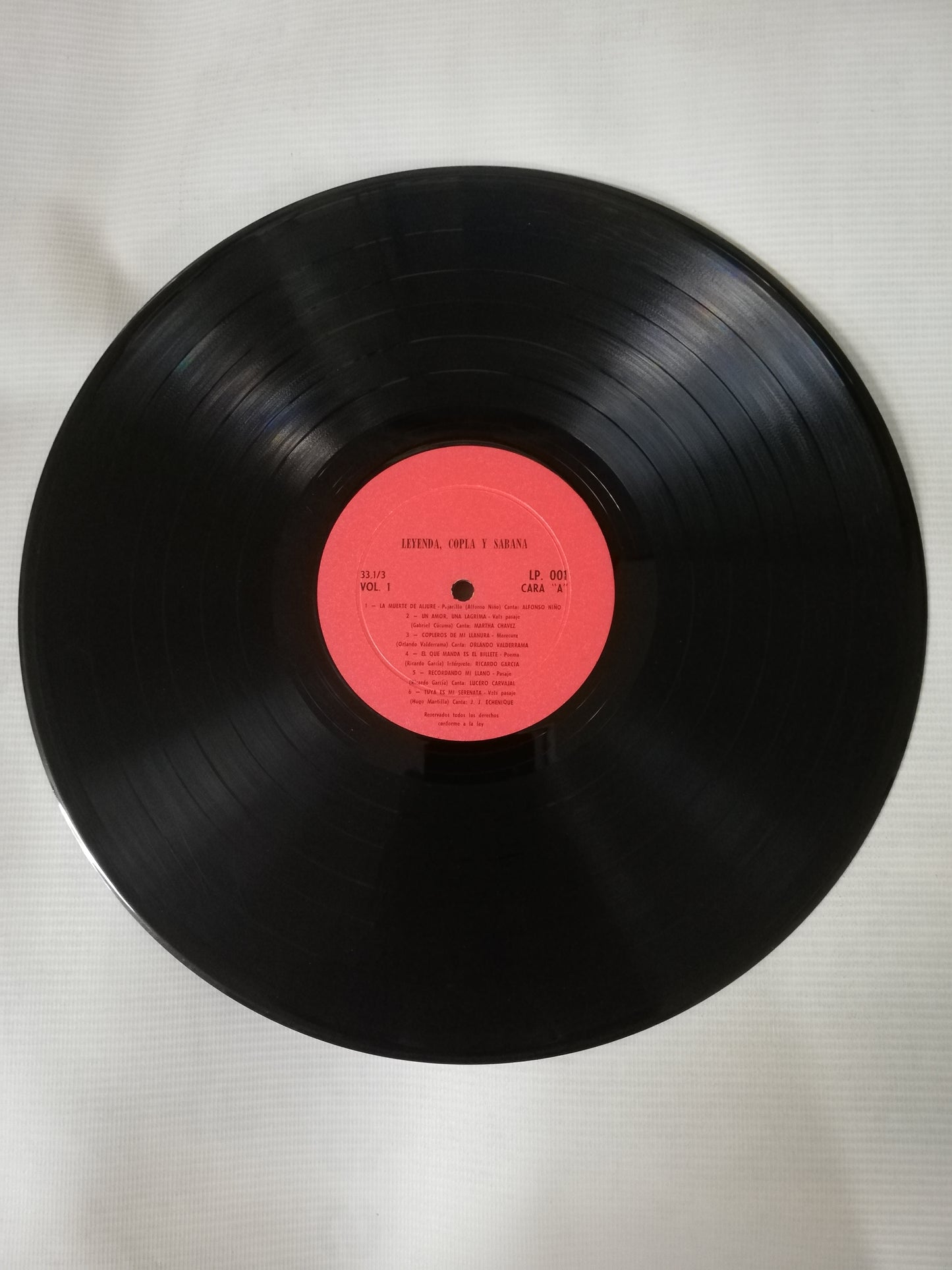 LP LEYENDA, COPLA Y SABANA - VARIOS INTÉRPRETES