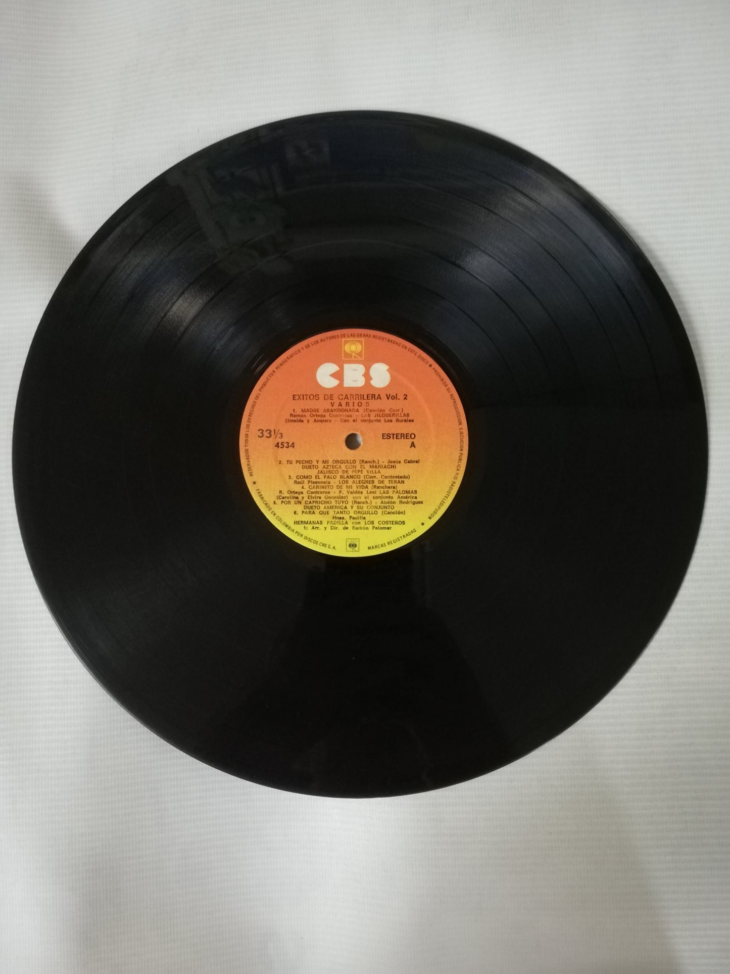 LP EXITOS DE CARRILERA - EXITOS DE CARRILERA VOL. 2