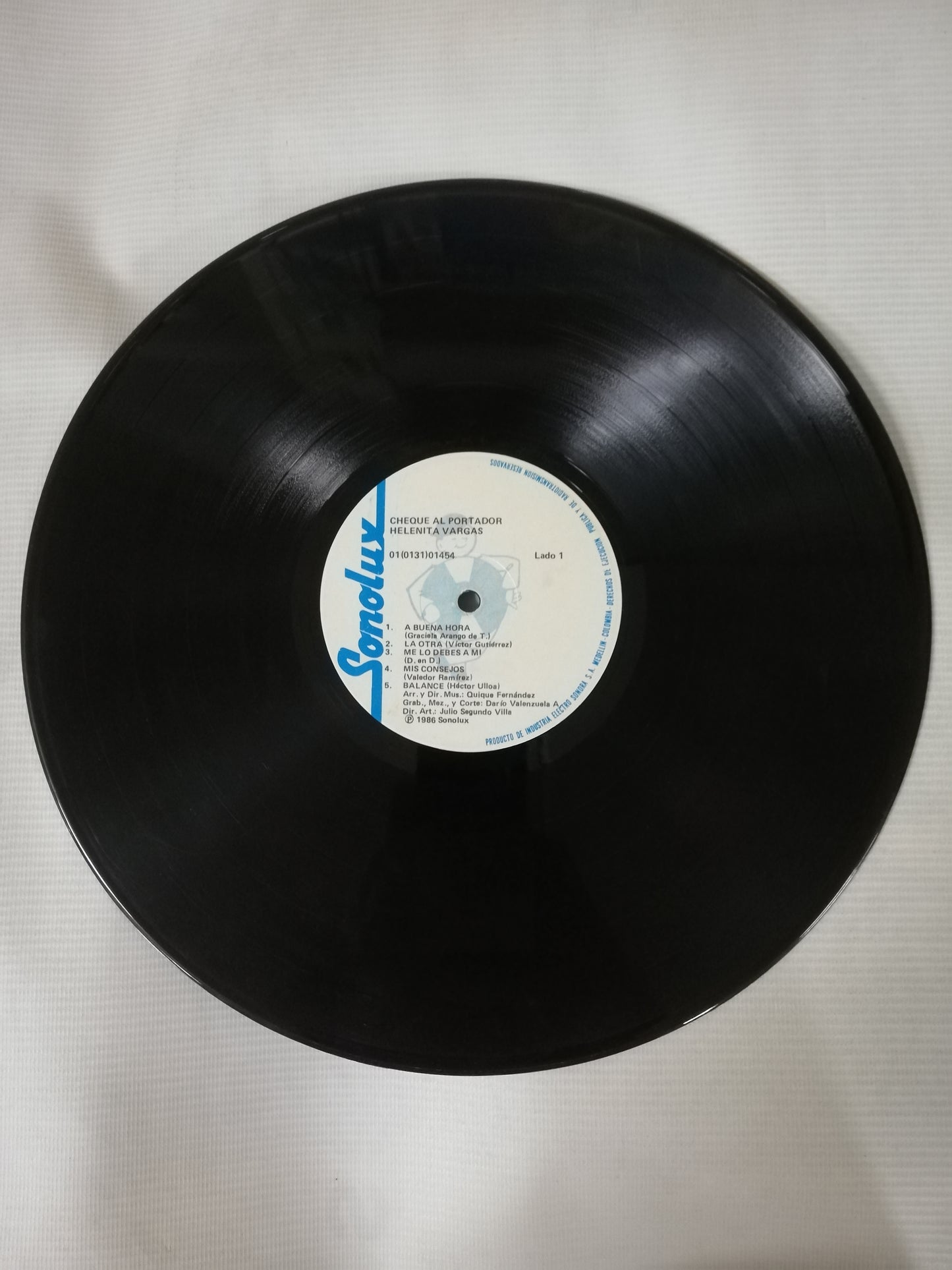 LP HELENITA VARGAS - CHEQUE AL PORTADOR