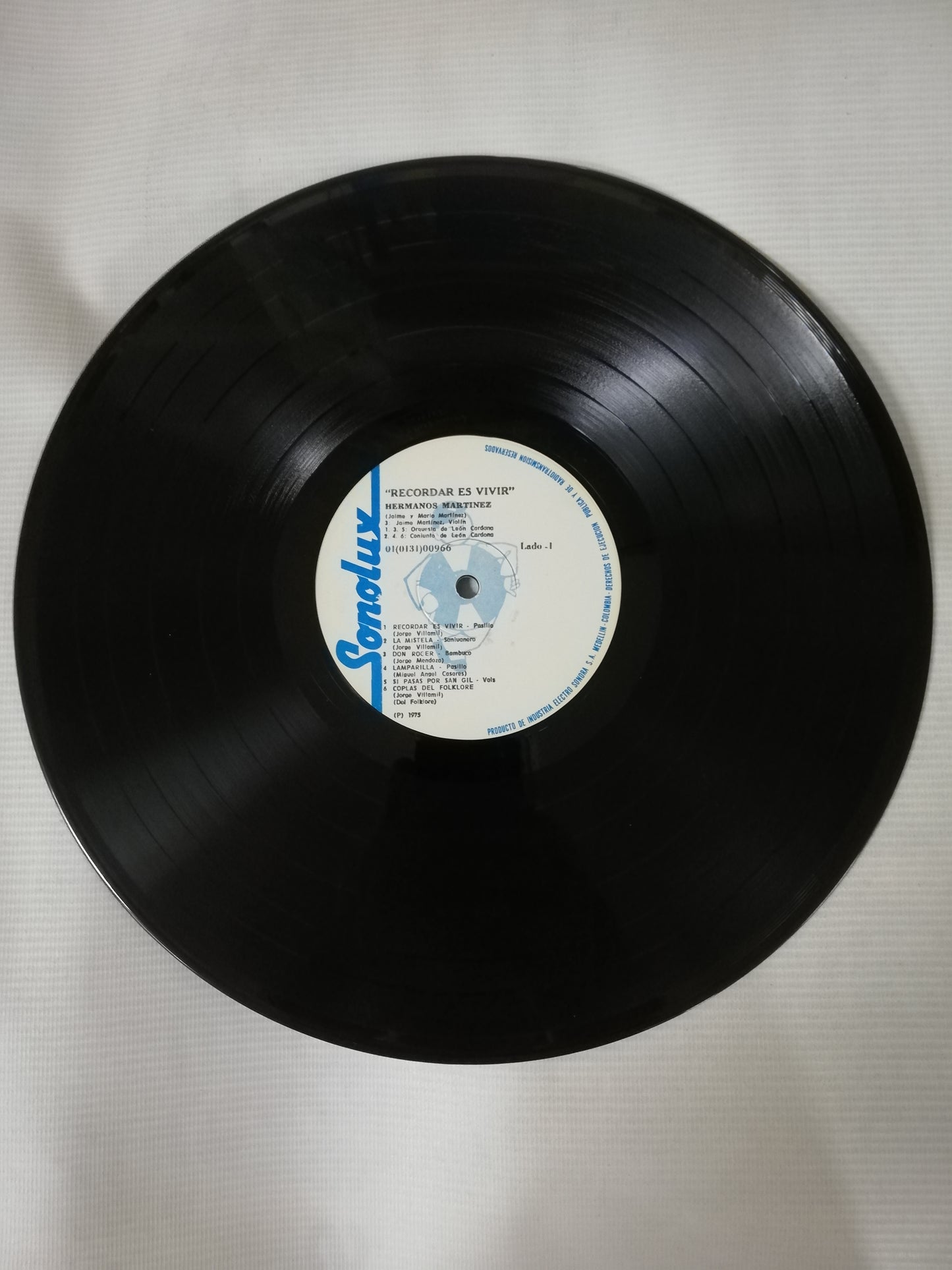 LP HERMANOS MARTINEZ - RECORDAR ES VIVIR