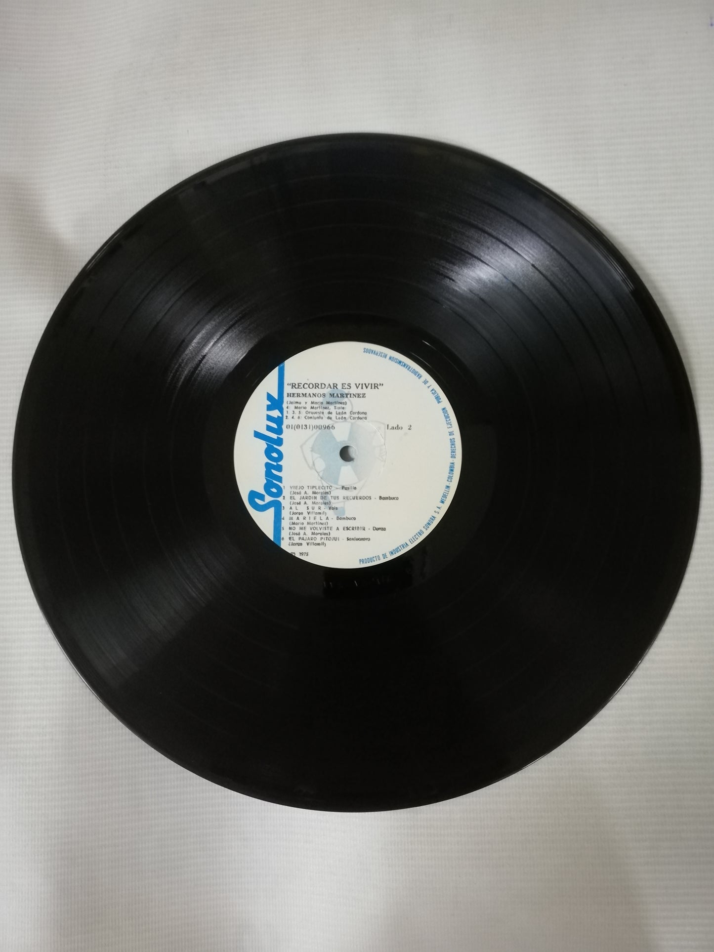 LP HERMANOS MARTINEZ - RECORDAR ES VIVIR
