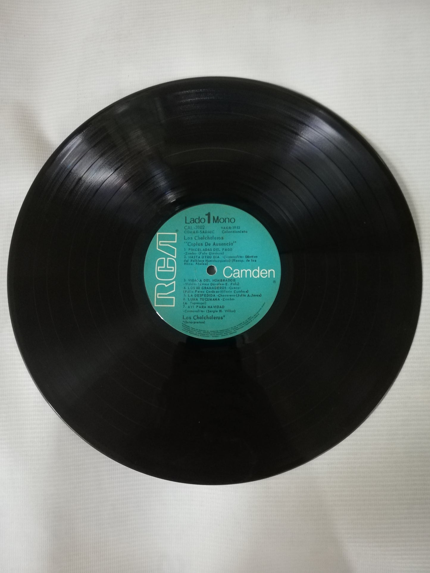 LP LOS CHALCHALEROS - COPLAS DE AUSENCIA