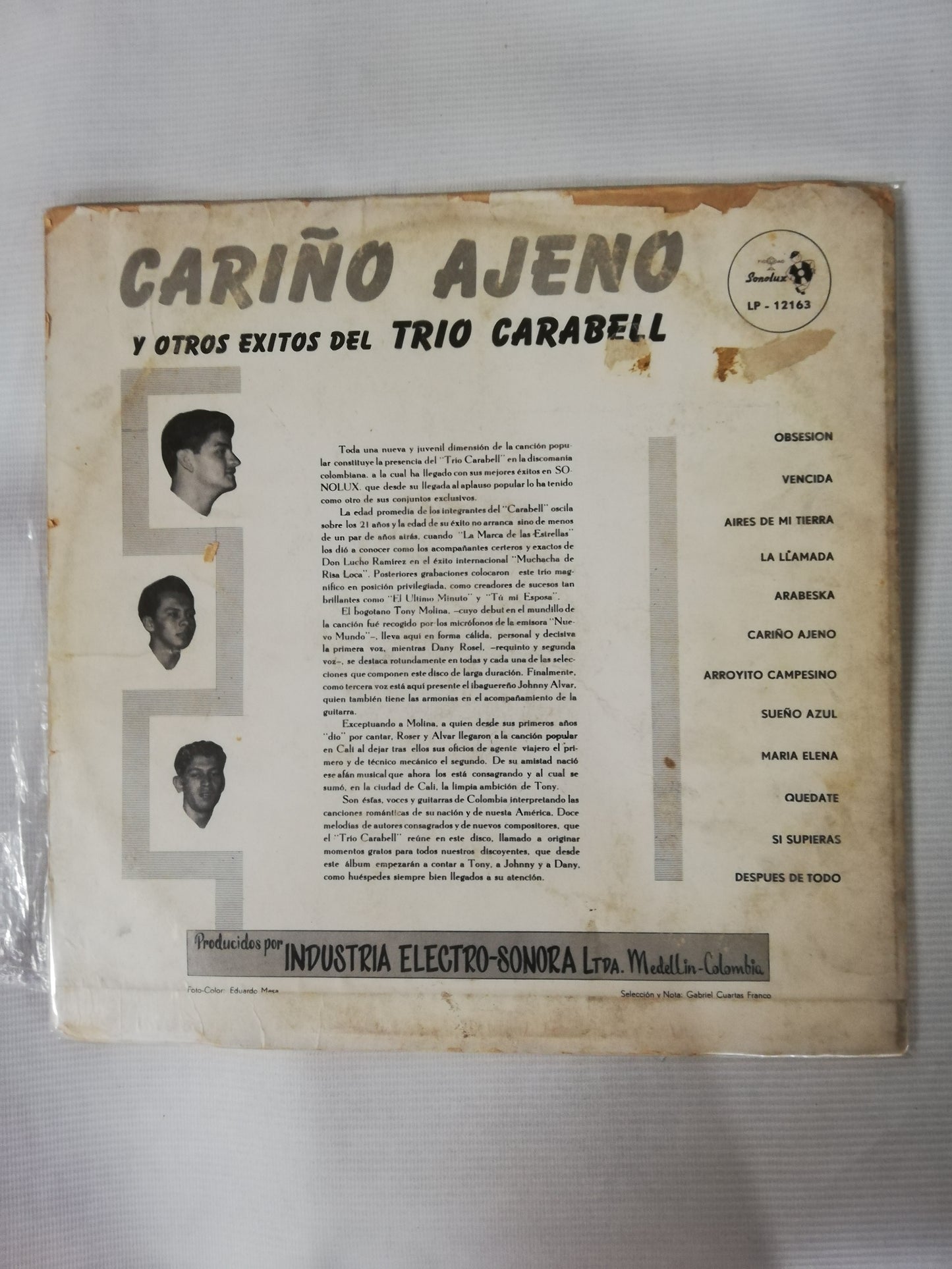 LP TRIO CARABELL - CARIÑO AJENO