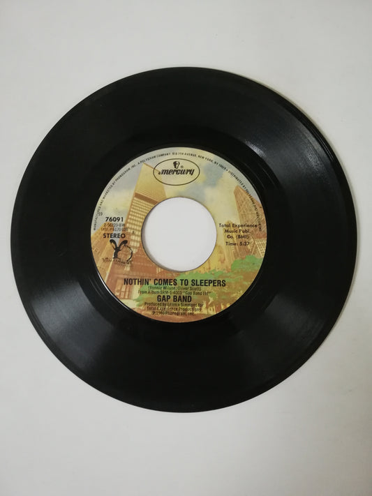 VINILO GAP BAND - BURN RUBBER (WHY YOU WANNA HURT ME) / NOTHIN´ COMES TO SLEEPERS