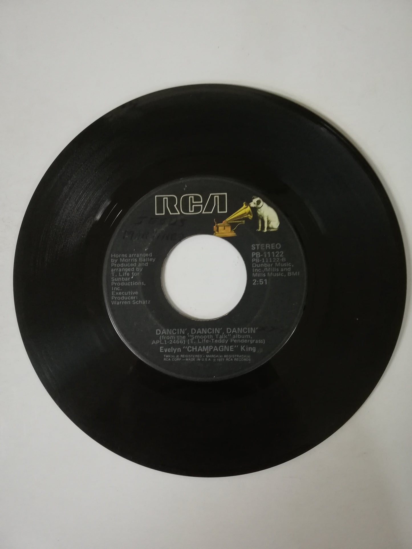 VINILO EVELYN "CHAMPAGNE" KING - SHAME / DANCIN´ DANCIN´ DANCIN´