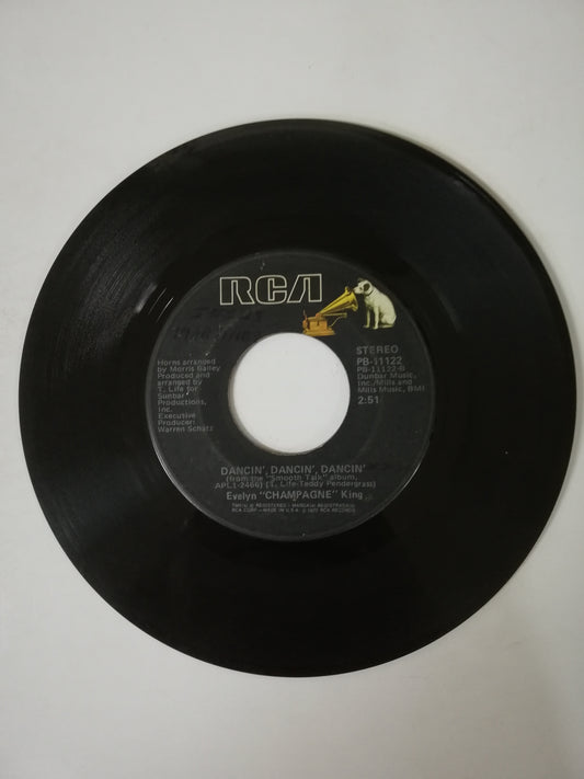 VINILO EVELYN "CHAMPAGNE" KING - SHAME / DANCIN´ DANCIN´ DANCIN´