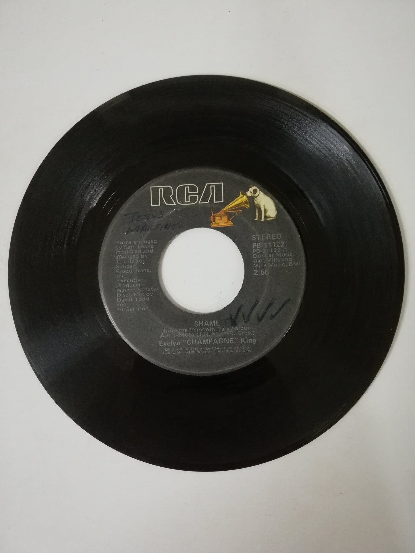 VINILO EVELYN "CHAMPAGNE" KING - SHAME / DANCIN´ DANCIN´ DANCIN´