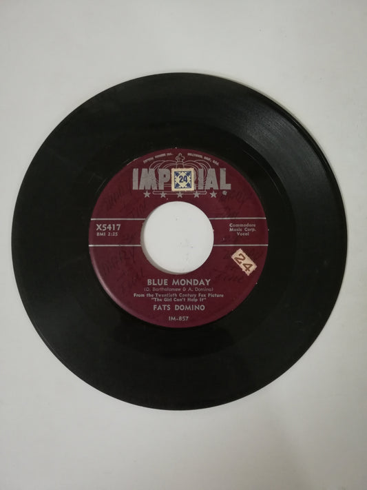 VINILO FATS DOMINO - BLUE MONDAY / WHAT´S THE REASON I´M NOT PLEASING YOU