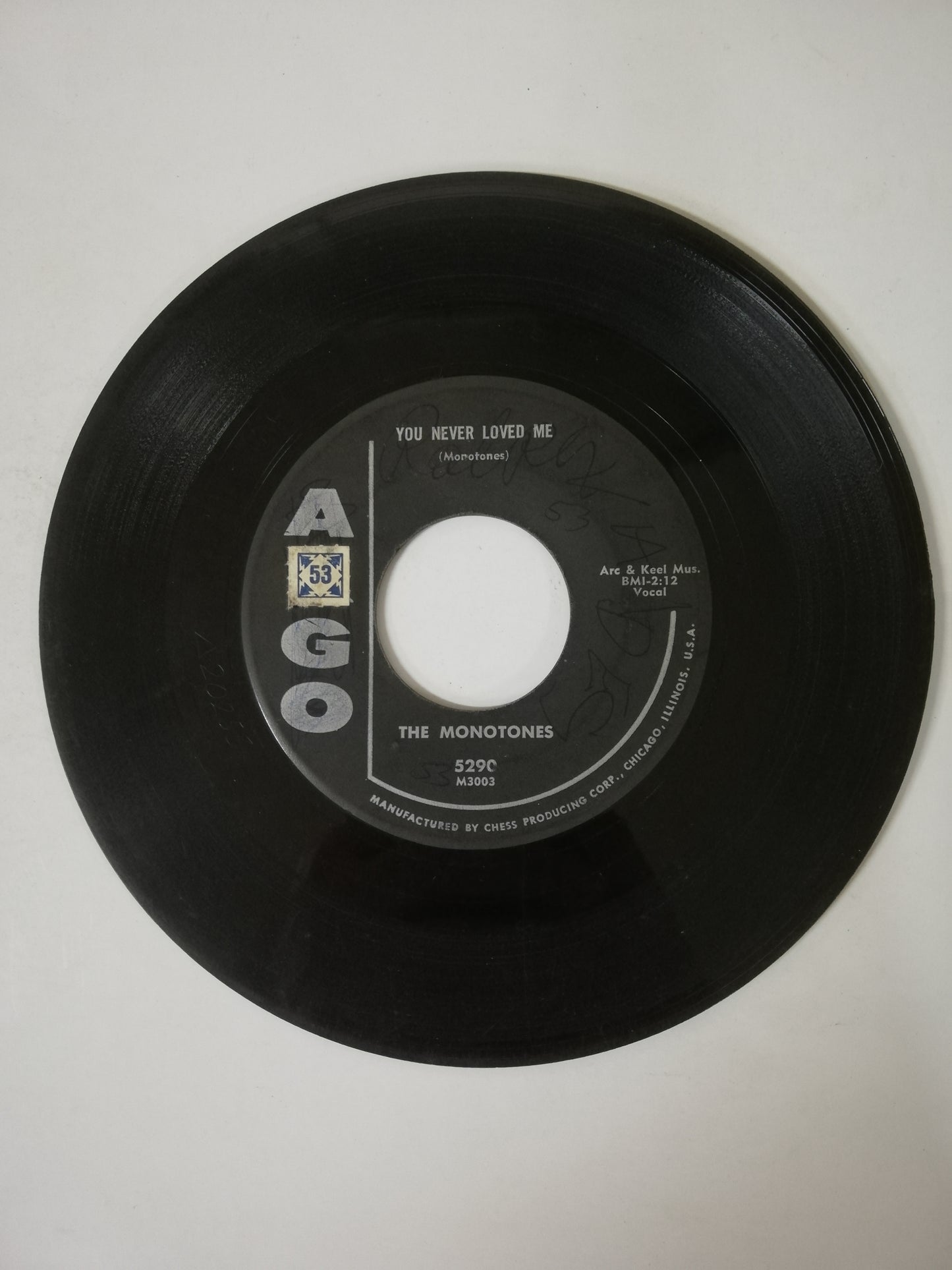 VINILO THE MONOTONES - BOOK OF LOVE /  YOU NEVER LOVED ME