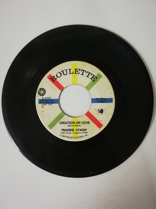 VINILO FRANKIE LYMON WITH RUDDY TAYLOR´S ORCHESTRA - LITTLE BITTY PRETTY ONE / CREATION OF LOVE