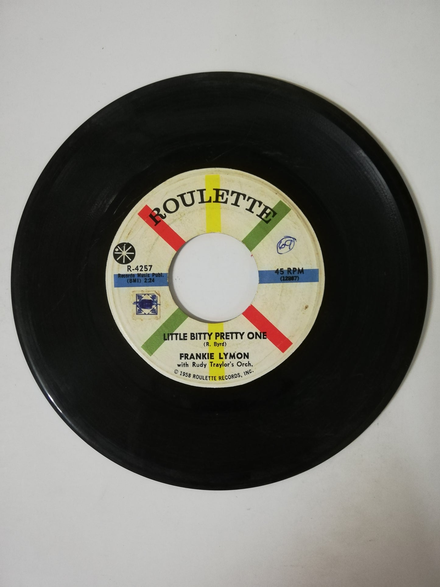 VINILO FRANKIE LYMON WITH RUDDY TAYLOR´S ORCHESTRA - LITTLE BITTY PRETTY ONE / CREATION OF LOVE