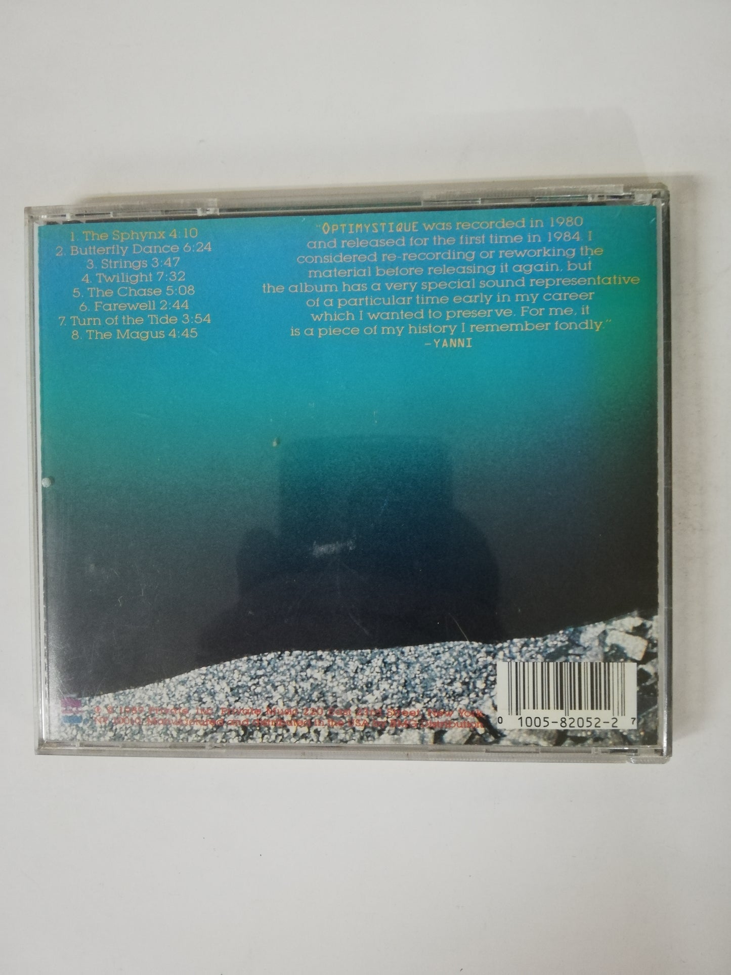 CD YANNI - OPTIMYSTIQUE