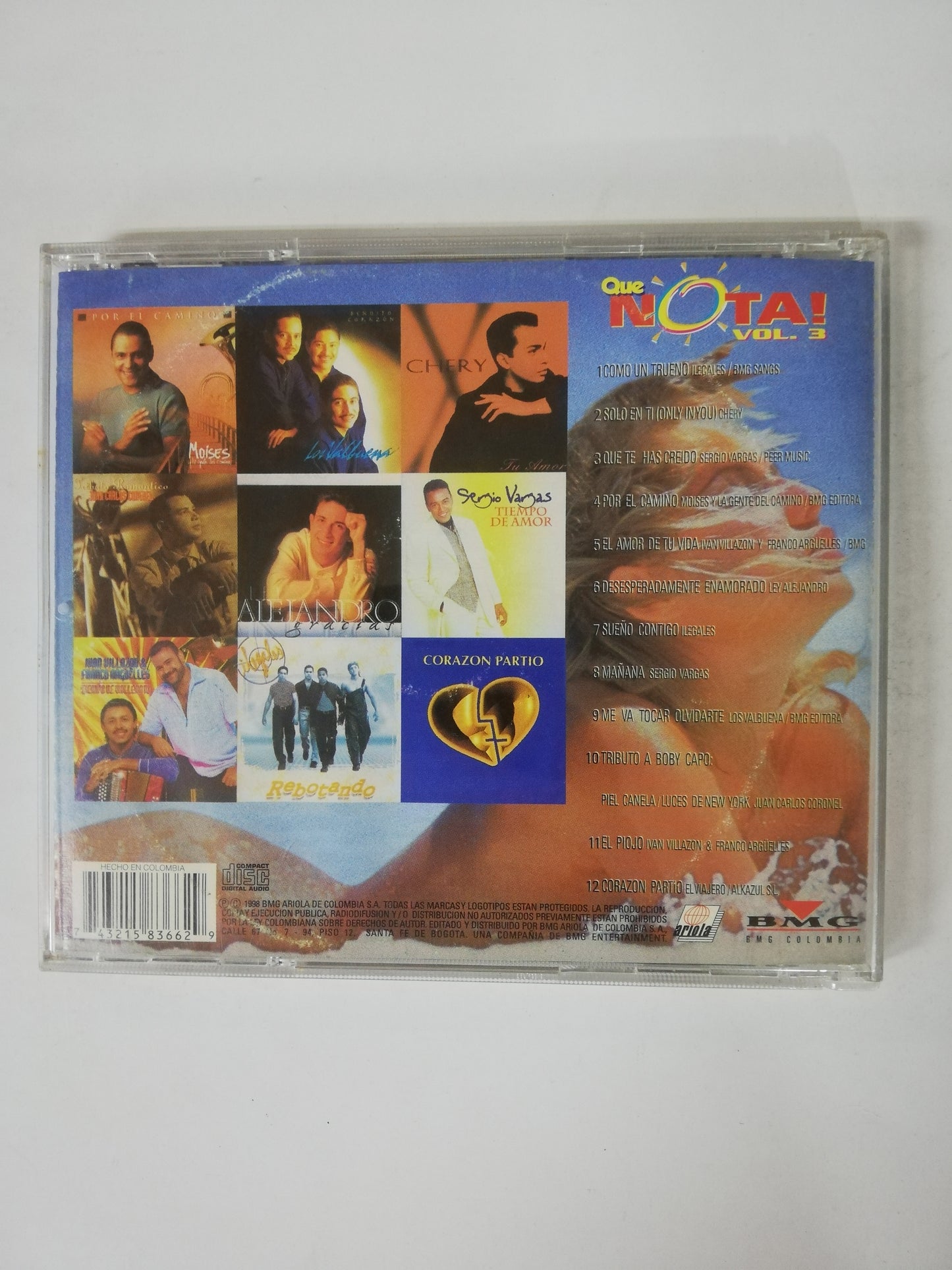 CD QUE NOTA! - QUE NOTA! VOL. 3