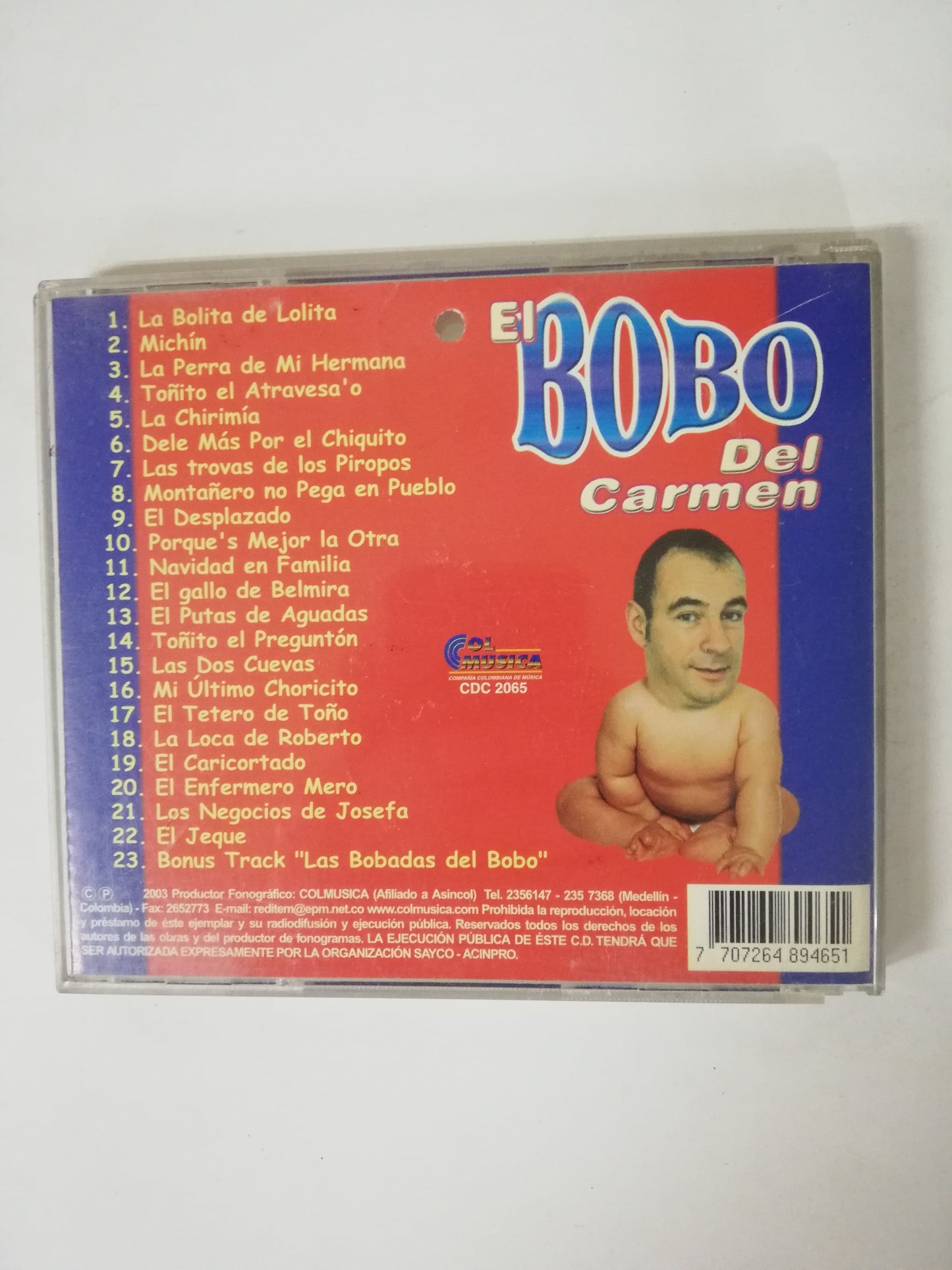 CD EL BOBO DEL CARMEN - QUE BOBADA TAN GRANDE