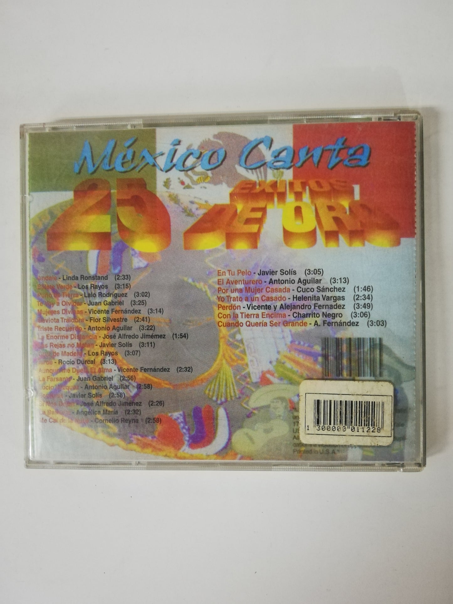 CD MEXICO CANTA - 25 EXITOS DE ORO