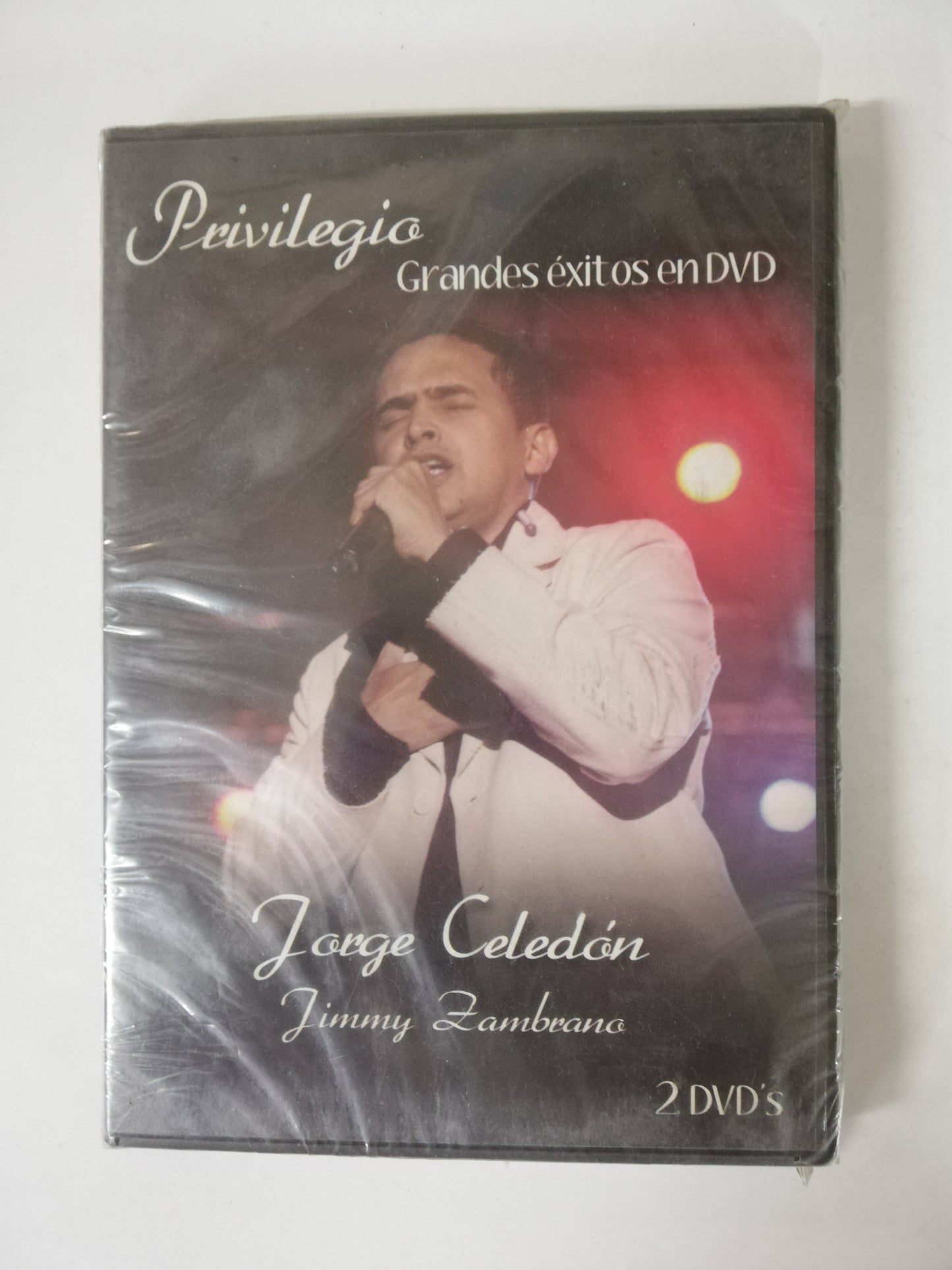 DVD JORGE CELEDÓN / JIMMY ZAMBRANO - PRIVILEGIO: GRANDES EXITOS EN DVD - DVD X 2