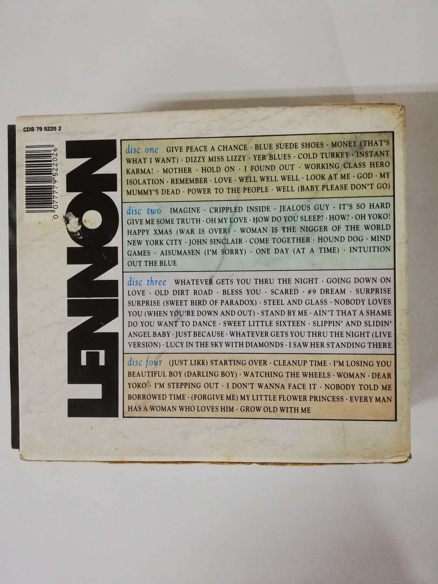 CD BOX SET JOHN LENNON - LENNON - CD X 4