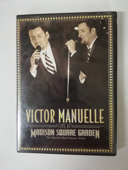 DVD VICTOR MANUELLE - LIVE AT THE MADISON SQUARE GARDEN - CD + DVD