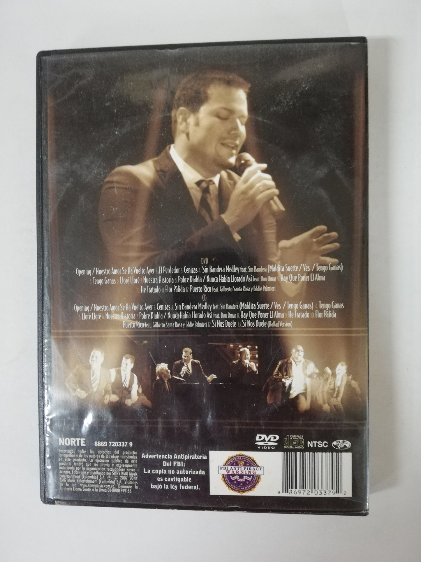 DVD VICTOR MANUELLE - LIVE AT THE MADISON SQUARE GARDEN - CD + DVD