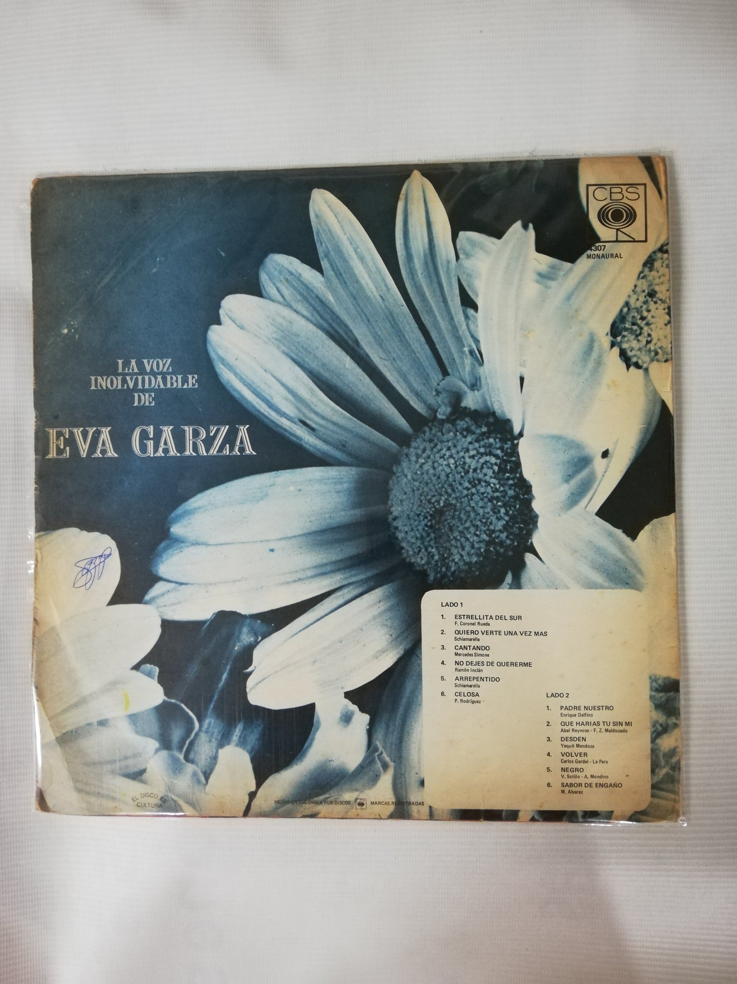 LP EVA GARZA - LA VOZ INOLVIDABLE DE EVA GARZA