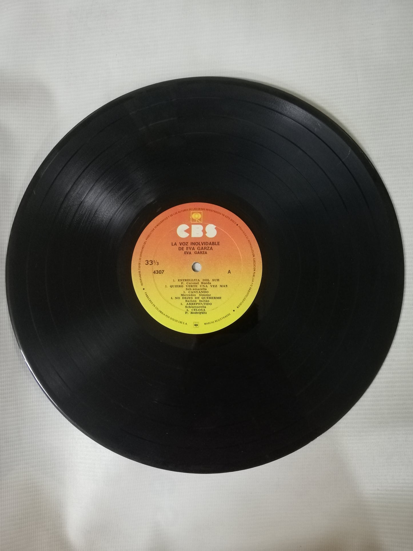 LP EVA GARZA - LA VOZ INOLVIDABLE DE EVA GARZA