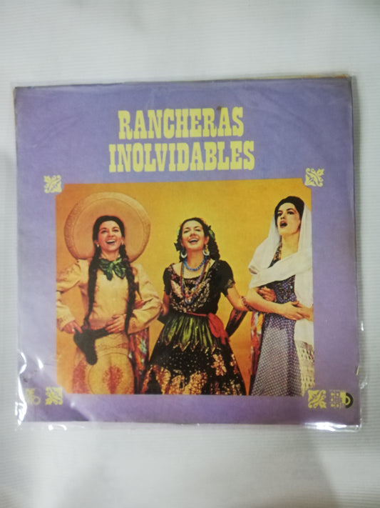 LP RANCHERAS INOLVIDABLES - VARIOS INTÉRPRETES