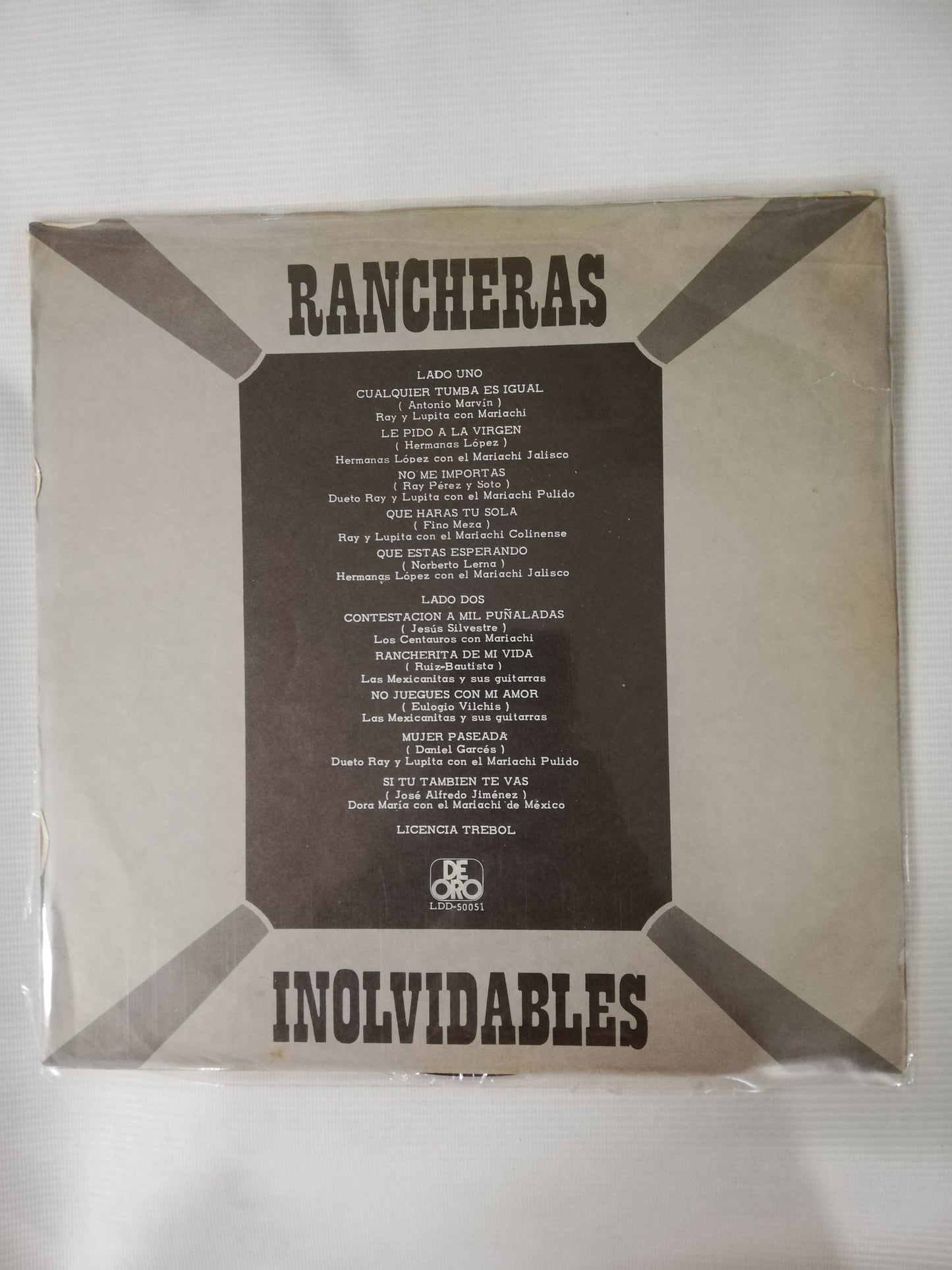 LP RANCHERAS INOLVIDABLES - VARIOS INTÉRPRETES