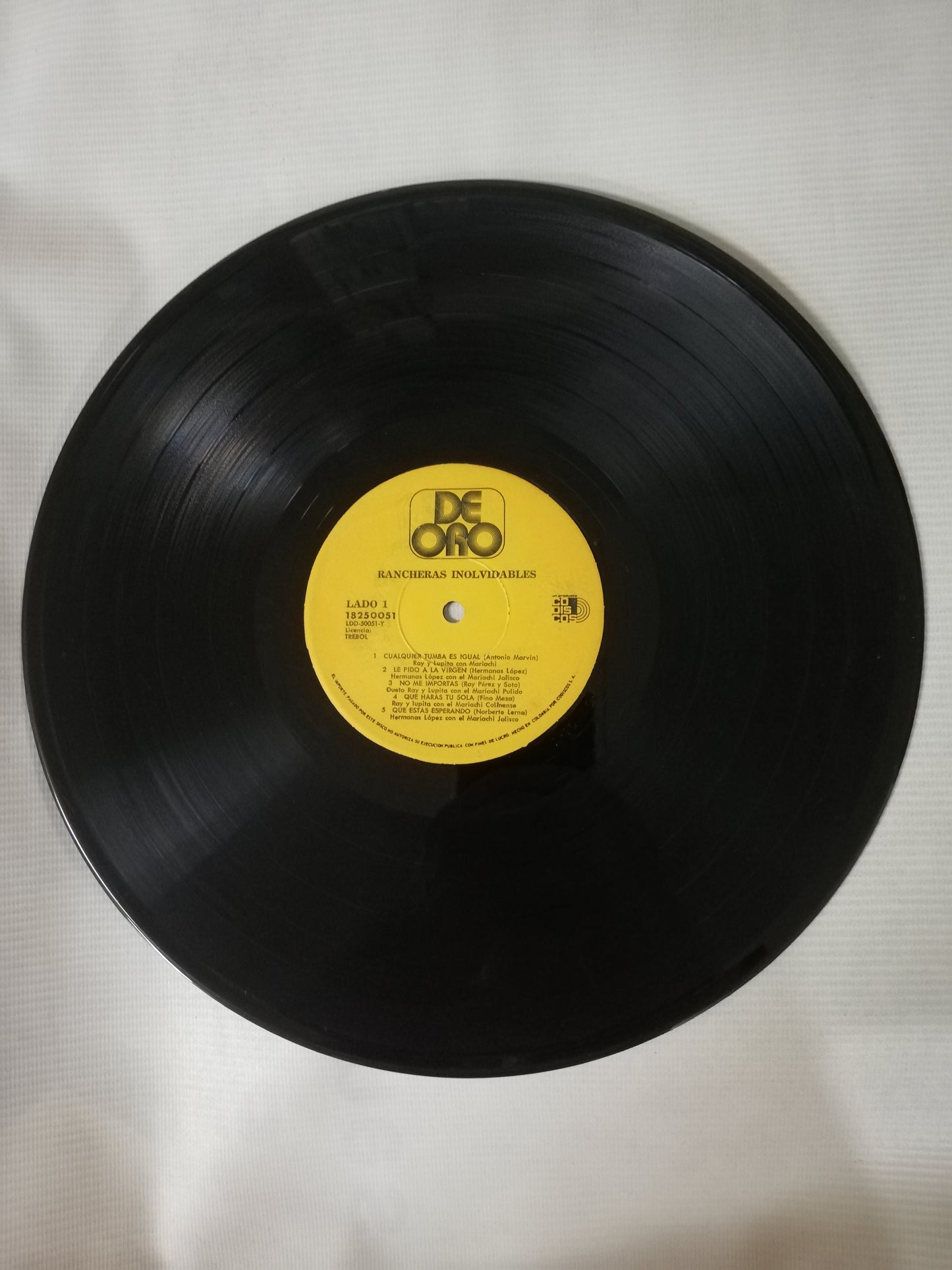 LP RANCHERAS INOLVIDABLES - VARIOS INTÉRPRETES