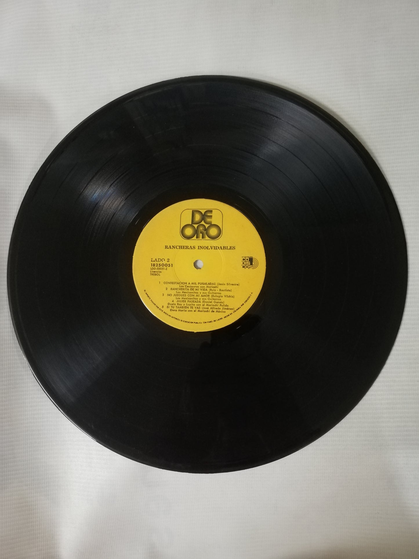 LP RANCHERAS INOLVIDABLES - VARIOS INTÉRPRETES