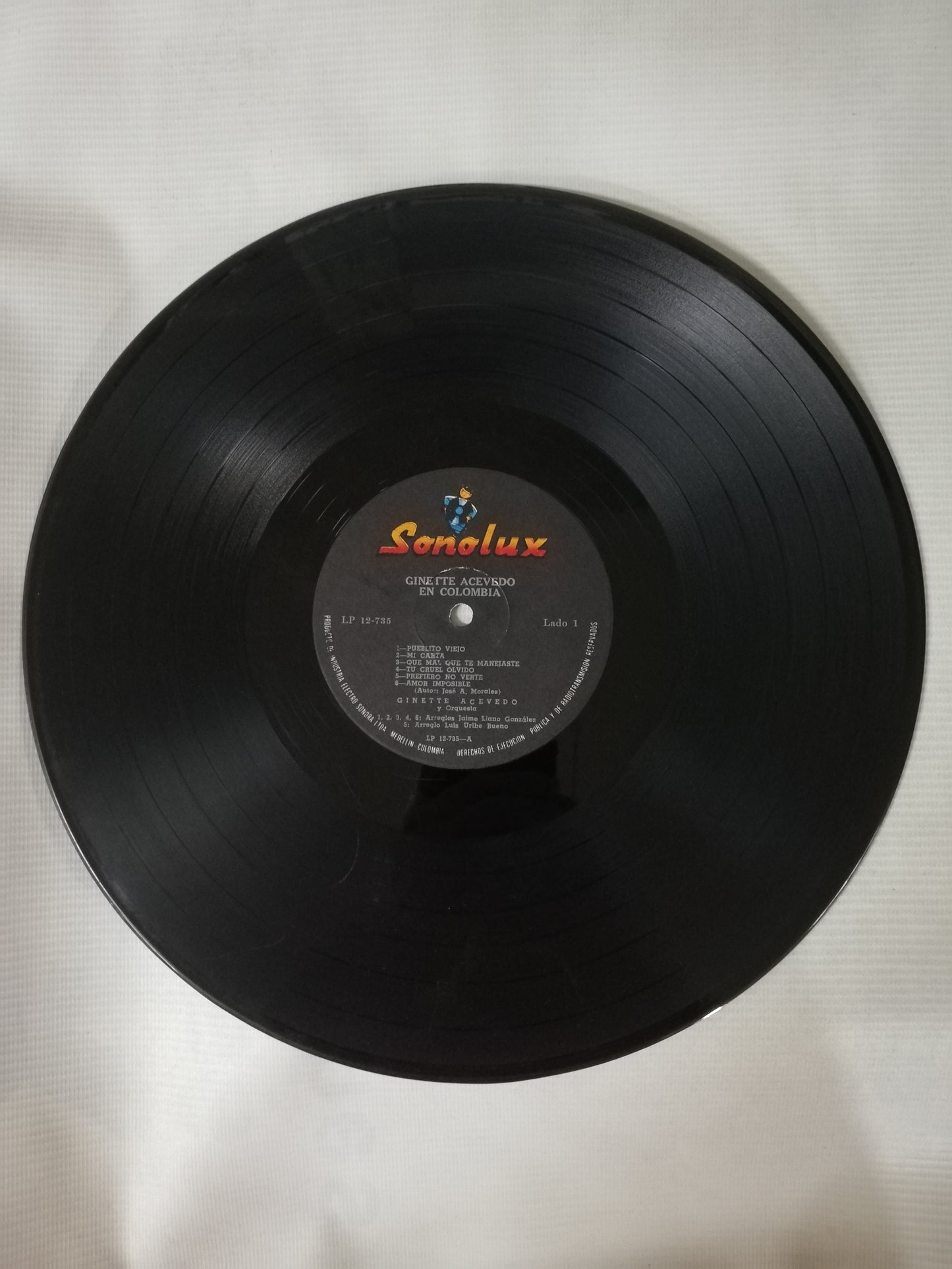 LP GINETTE ACEVEDO - GINETTE ACEVEDO EN COLOMBIA