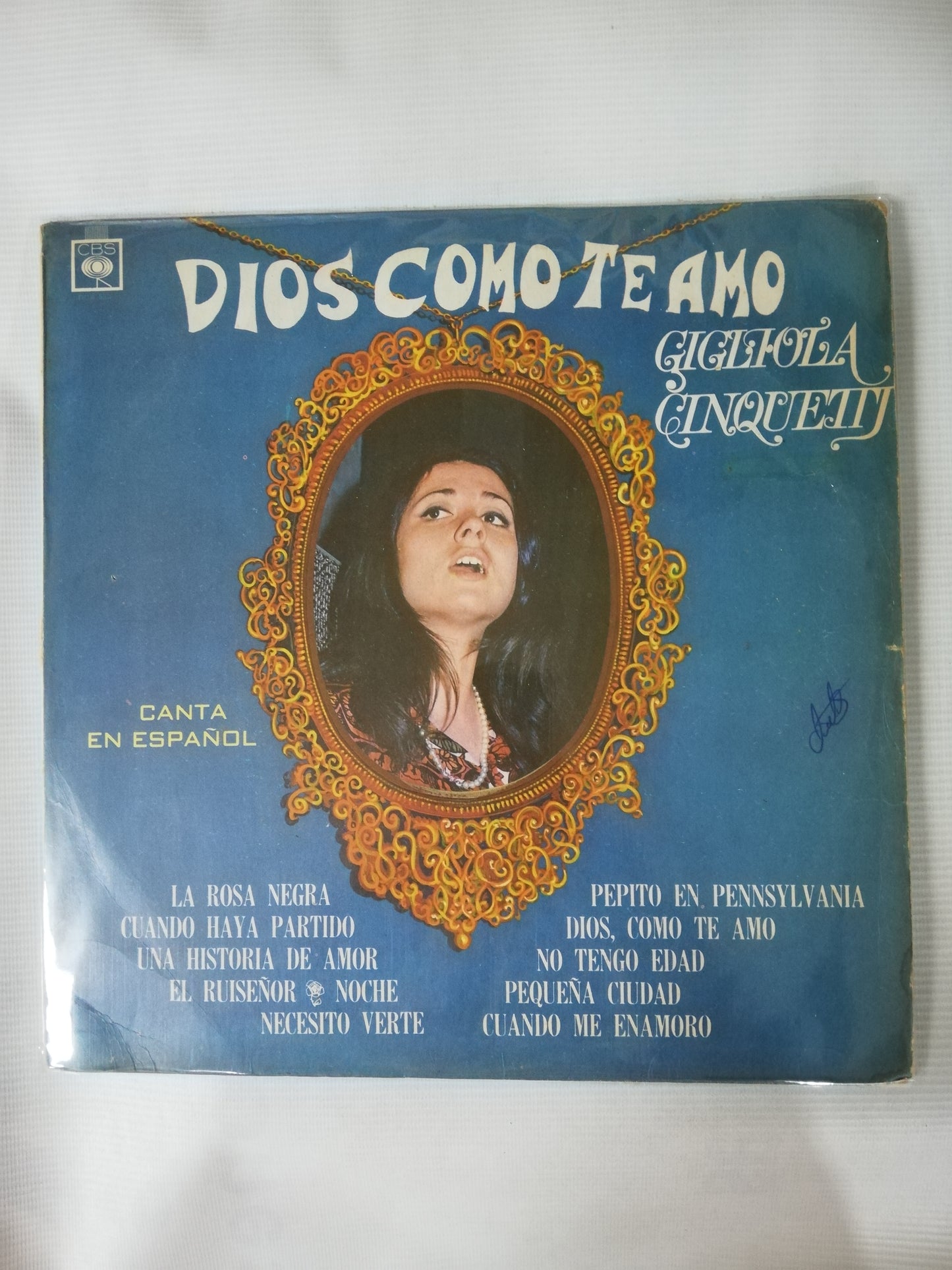 LP GIGLIOLA CINQUETTI - DIOS COMO TE AMO