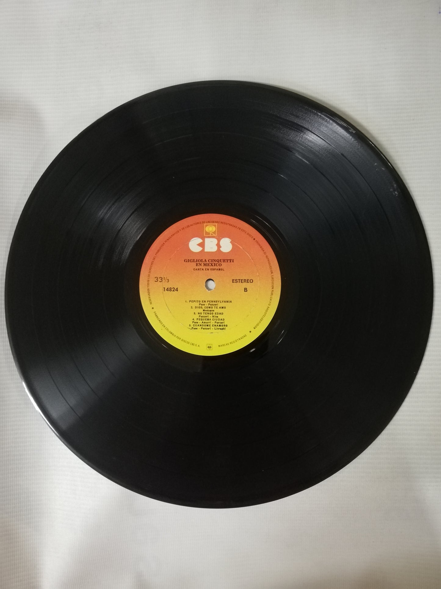 LP GIGLIOLA CINQUETTI - DIOS COMO TE AMO