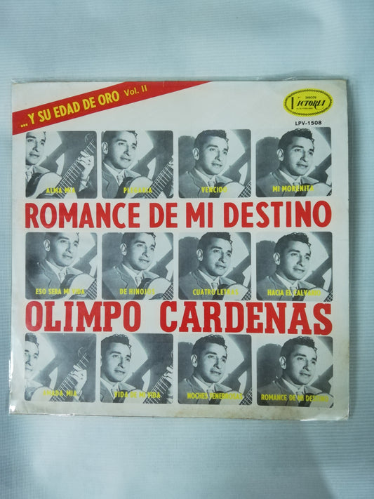 LP OLIMPO CARDENAS - ROMANCE DE MI DESTINO Y EDAD DE ORO VOL. II