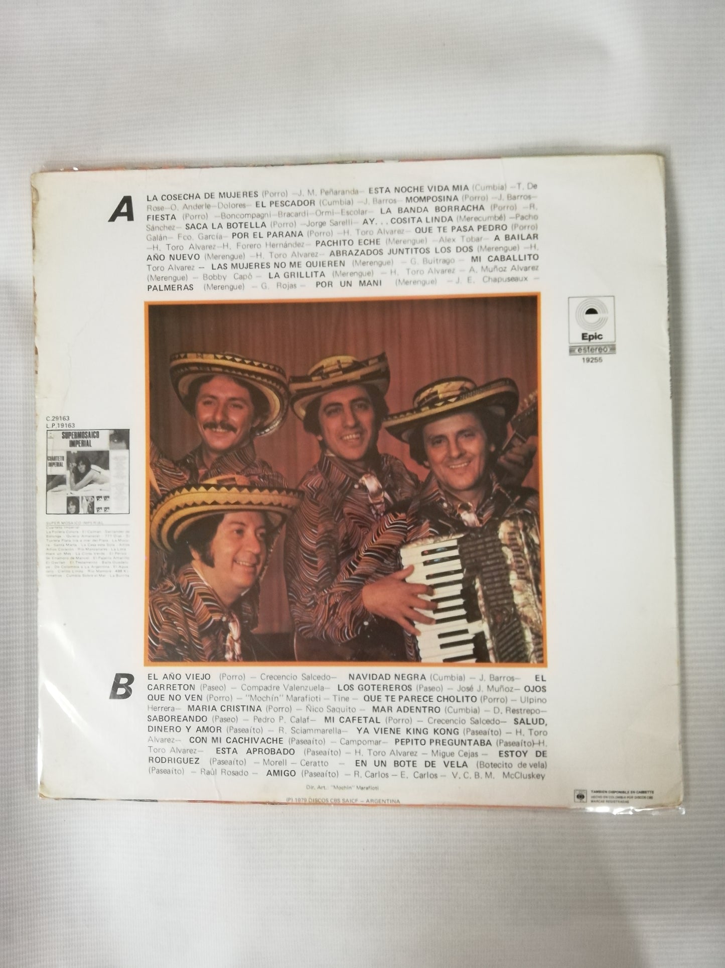 LP CUARTETO IMPERIAL - SUPERMOSAICO IMPERIAL VOL. 2