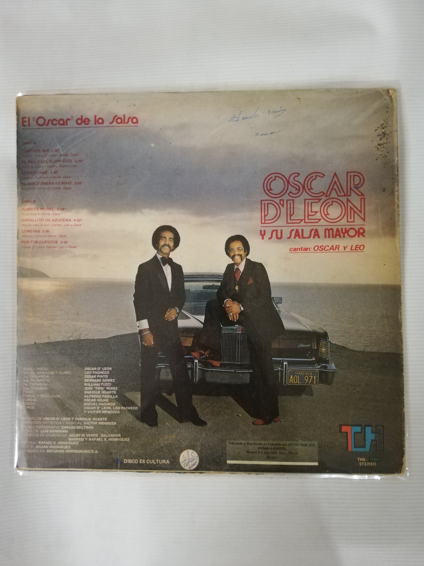 LP OSCAR DE LEON Y SU SALSA MAYOR - EL OSCAR DE LA SALSA