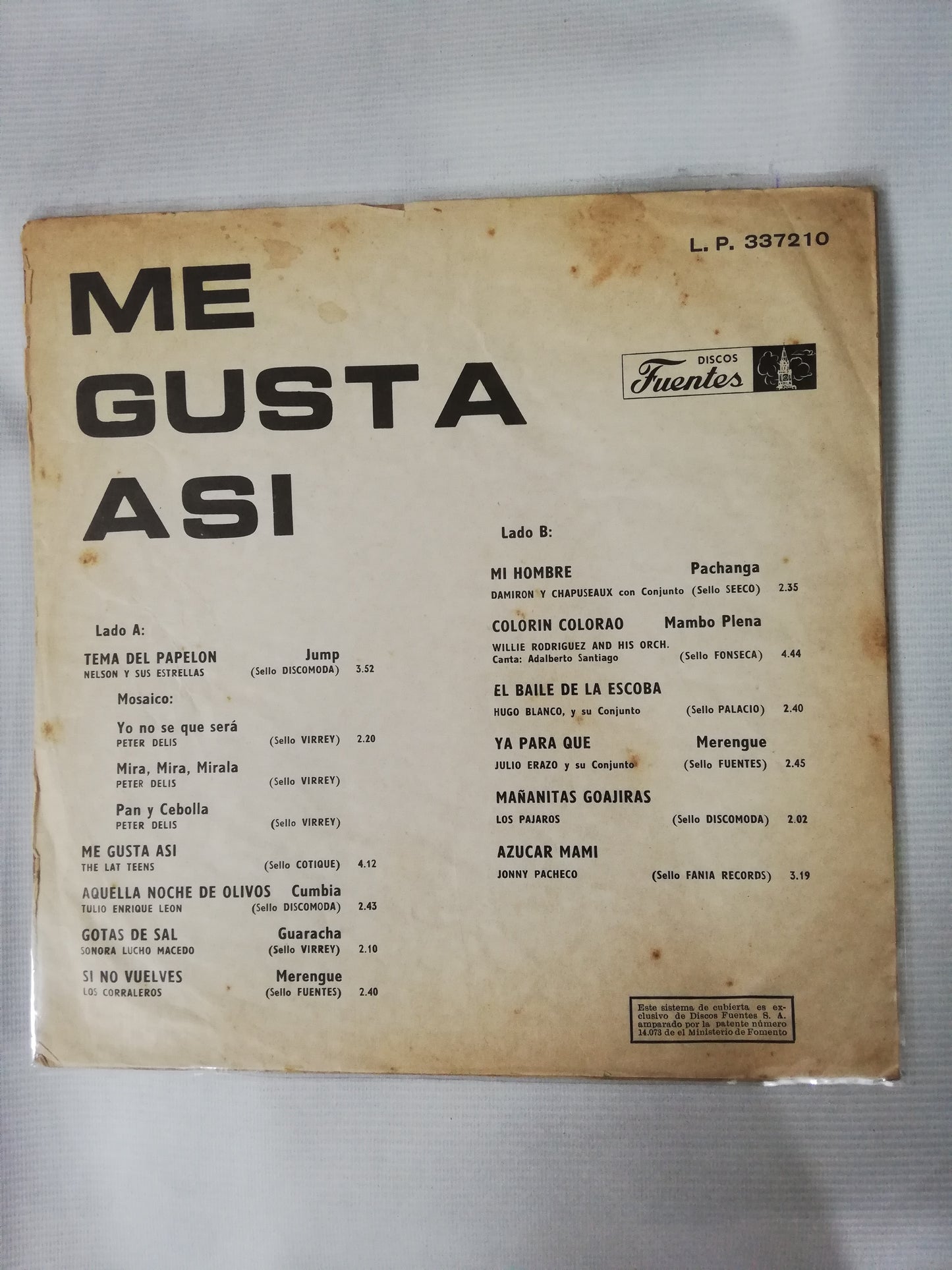 LP ME GUSTA ASI - VARIOS INTÉRPRETES