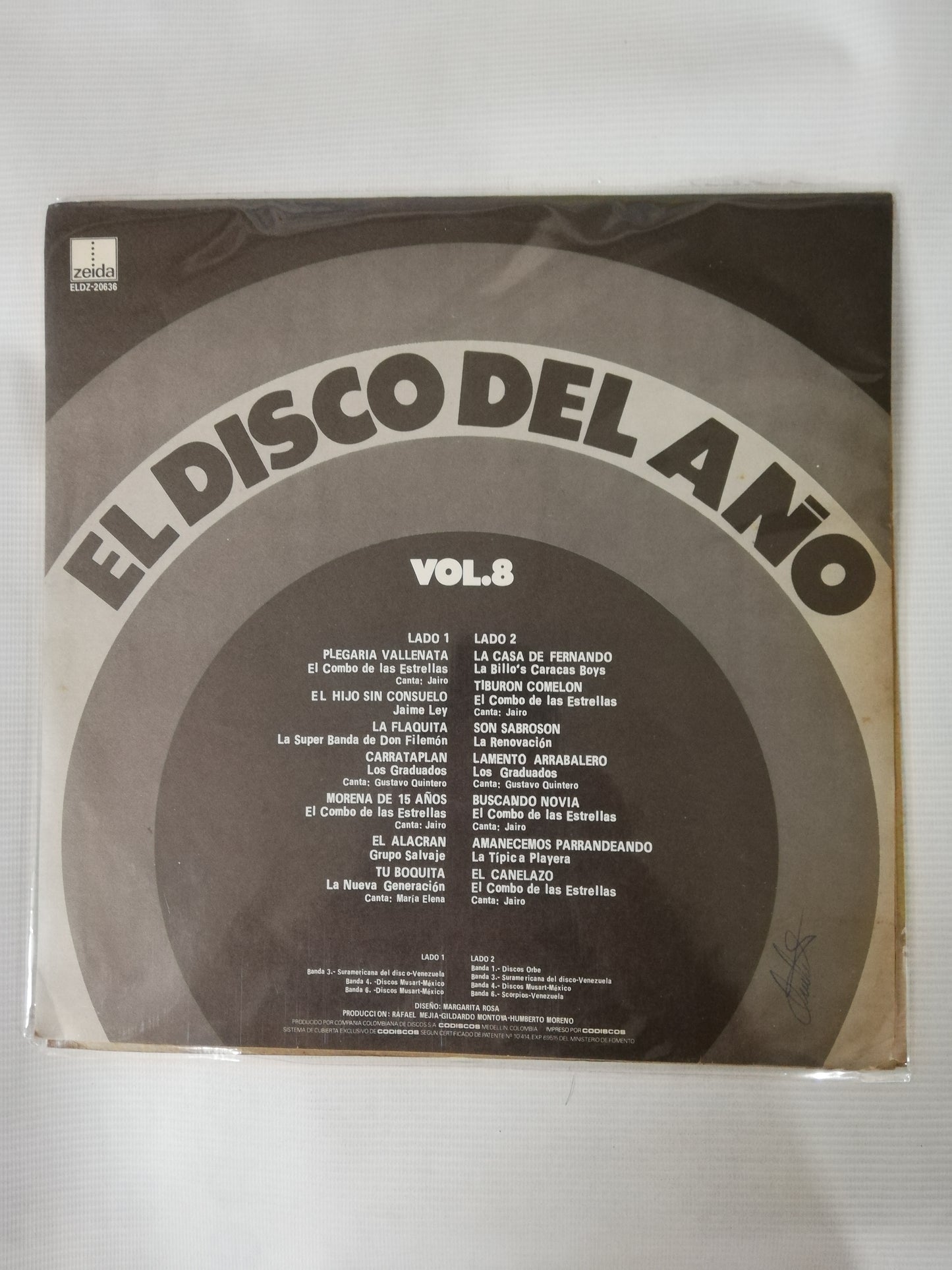 LP EL DISCO DEL AÑO - EL DISCO DEL AÑO VOL. 8