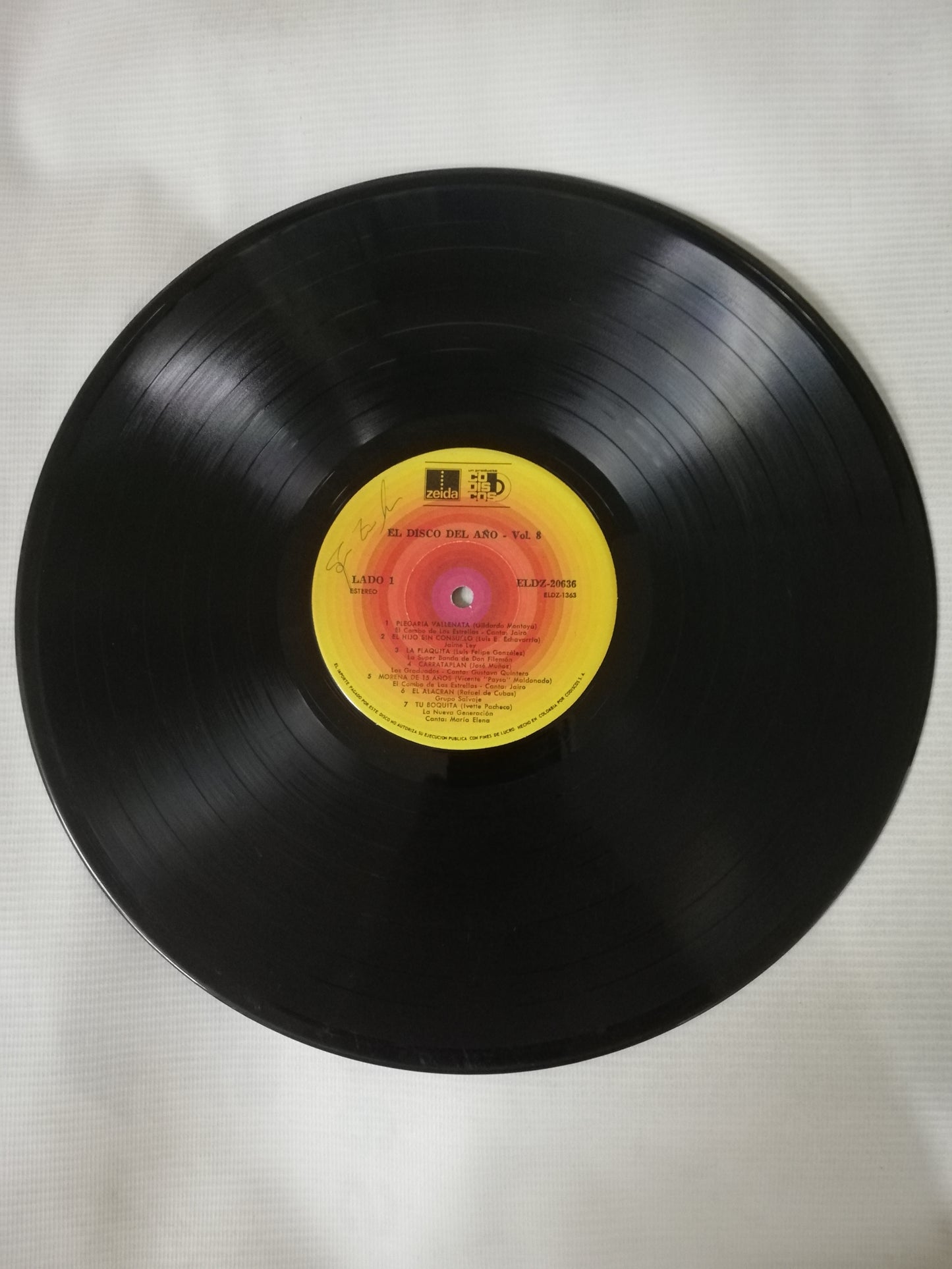 LP EL DISCO DEL AÑO - EL DISCO DEL AÑO VOL. 8