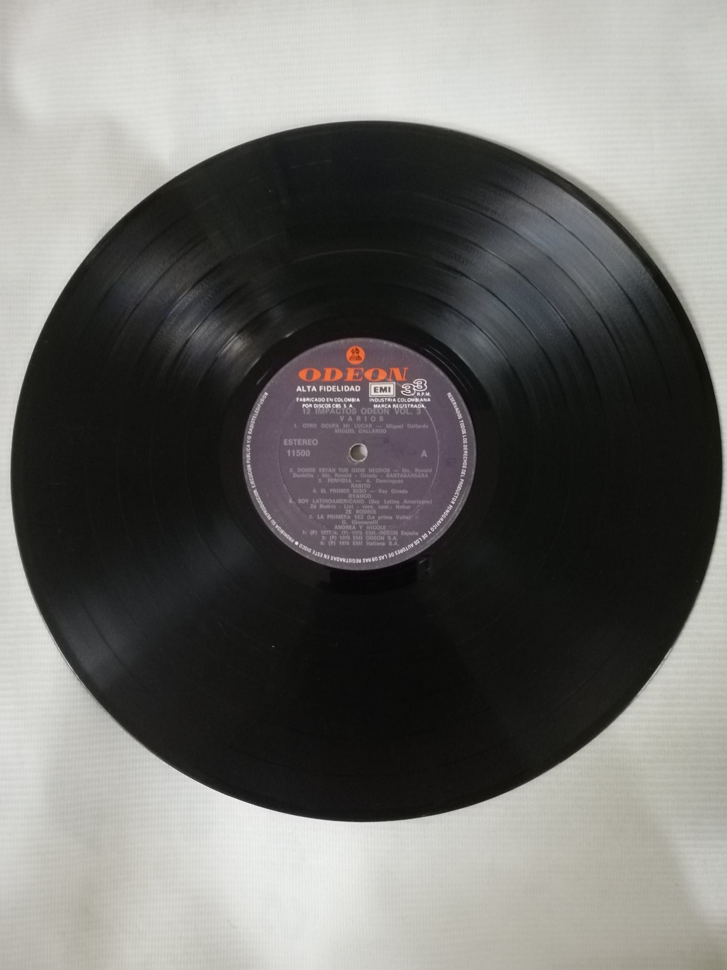 LP 12 IMPACTOS ODEON - 12 IMPACTOS ODEON VOL. 3