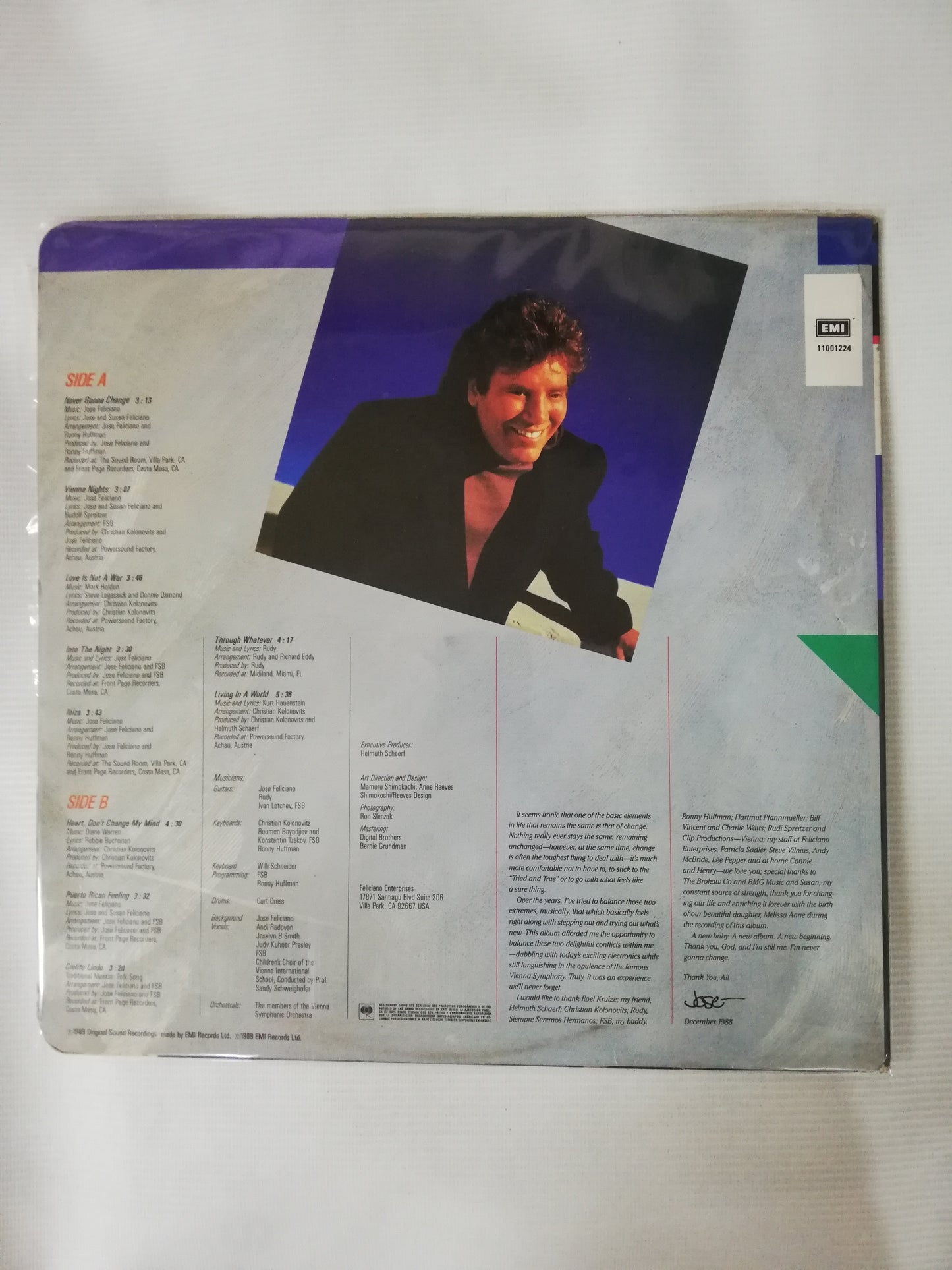 LP JOSÉ FELICIANO - I´M NEVER GONNA CHANGE