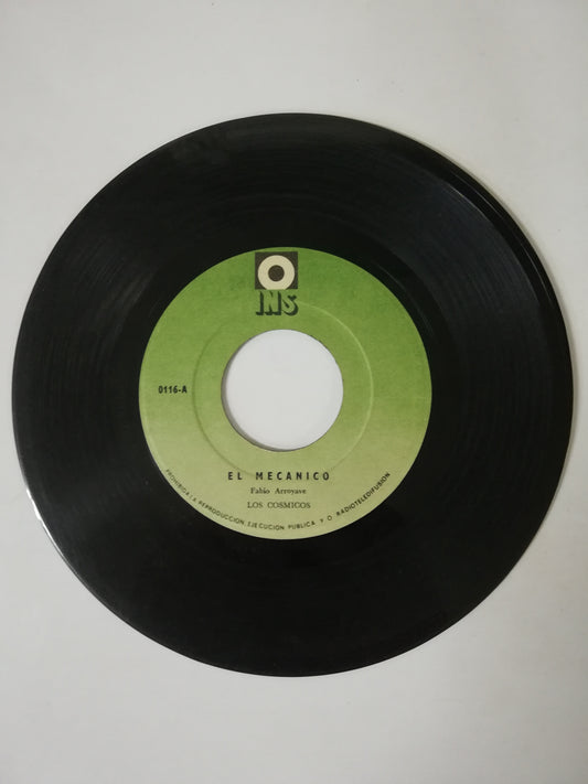 VINILO LOS COSMICOS - EL MECANICO / COLOMBINAS