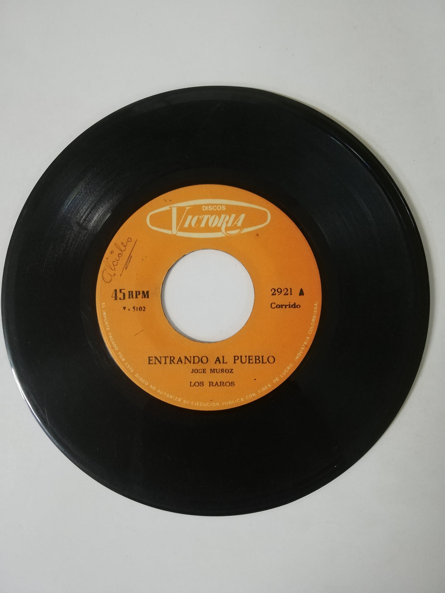 VINILO LOS RAROS - ENTRANDO AL PUEBLO / EL COMERCIANTE