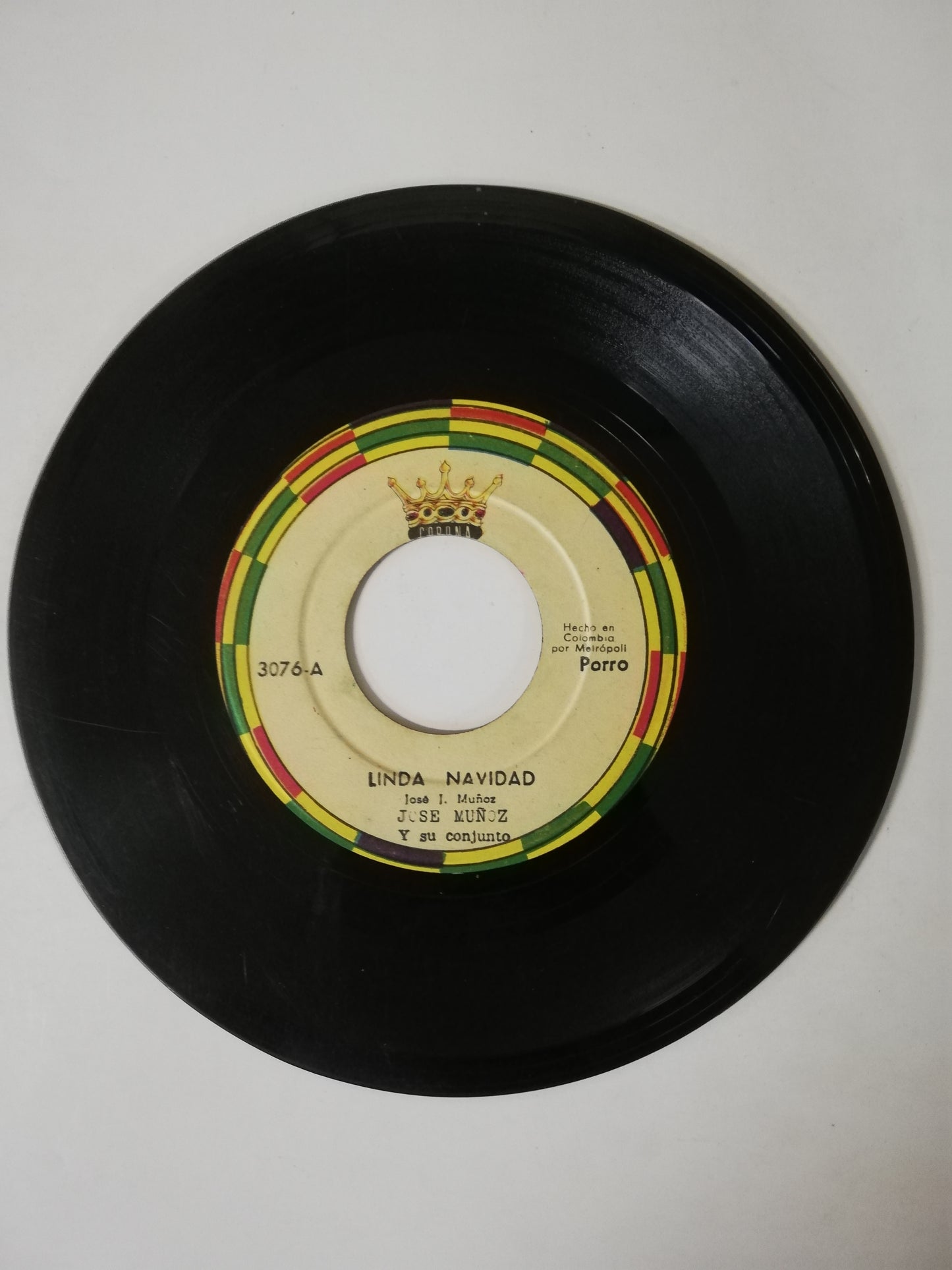 VINILO JOSÉ MUÑOZ Y SU CONJUNTO - LINDA NAVIDAD / LO MISMO DE AHORA UN AÑO