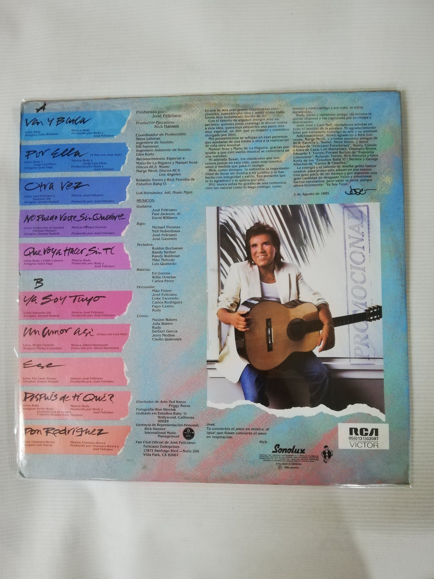 LP JOSÉ FELICIANO - YA SOY TUYO