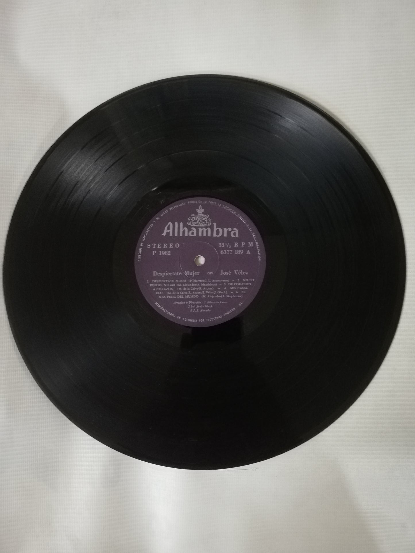 LP JOSÉ VELEZ - DESPIERTATE MUJER