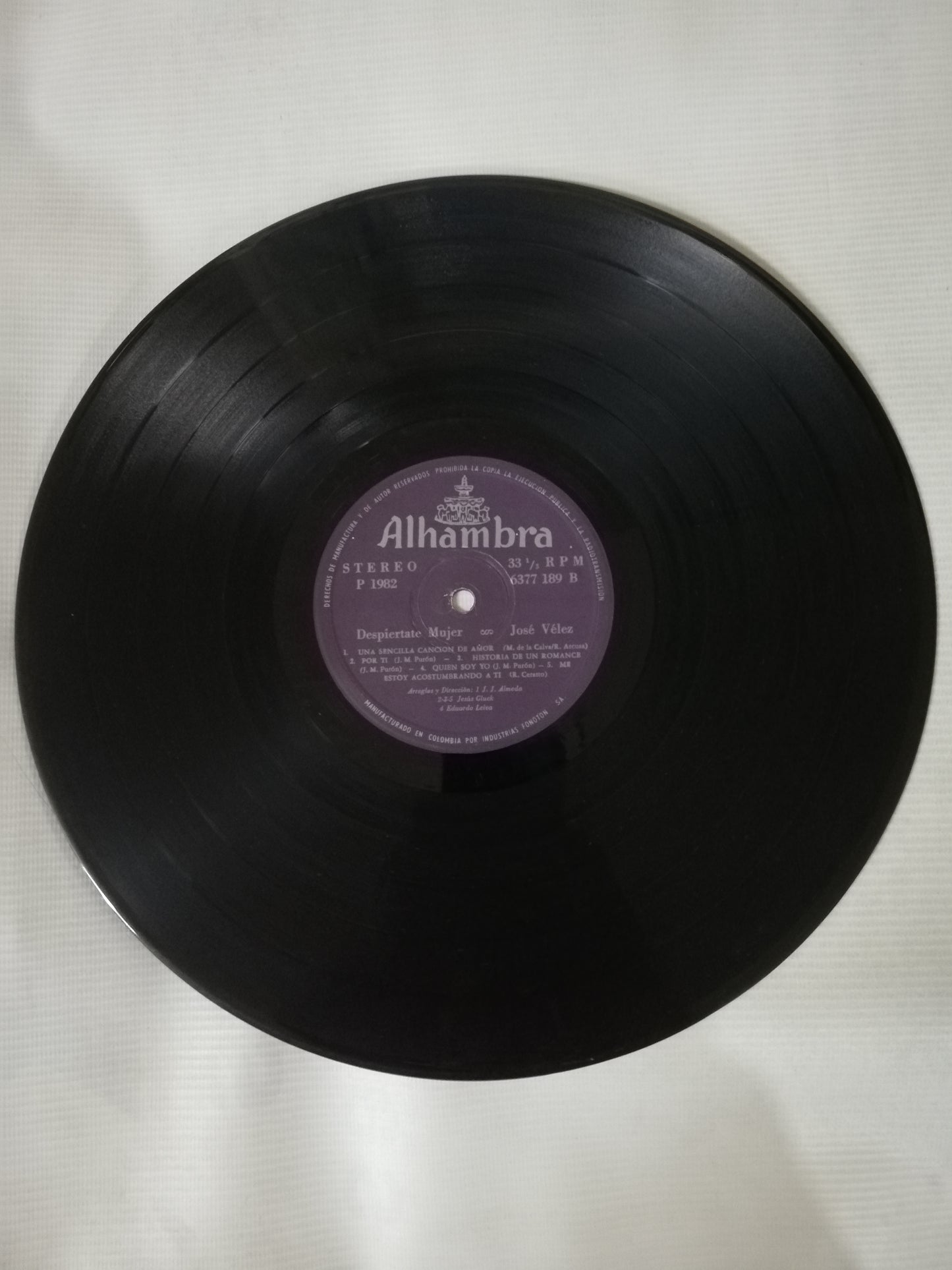 LP JOSÉ VELEZ - DESPIERTATE MUJER